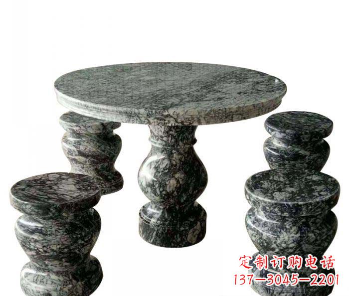 湖州园林景观圆形石桌凳