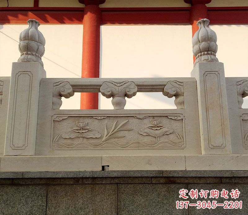 湖州园林石浮雕栏板景观石雕 (2)