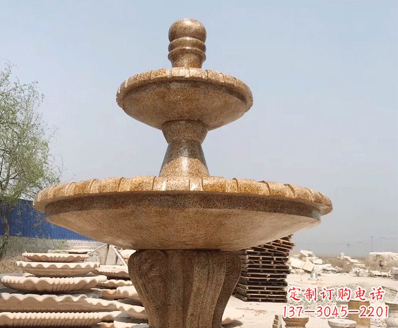 湖州中式石雕喷泉