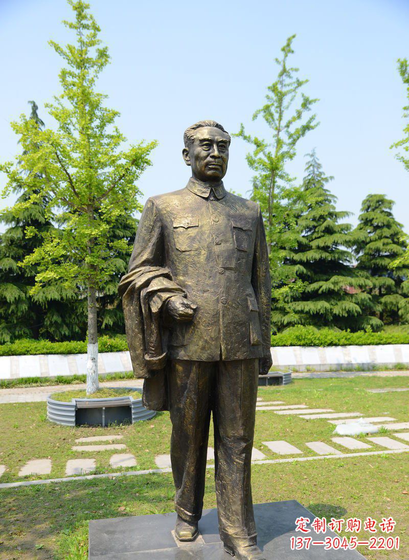 湖州周总理伟人铜雕