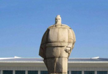 湖州魏武帝曹操雕塑-城市名人中国古代人物石雕塑像