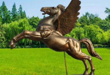 湖州园林飞马铜雕