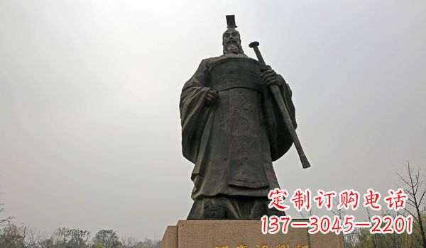 湖州铸铜刘邦雕塑