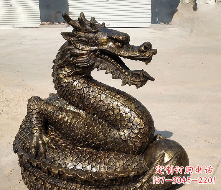 湖州铸铜神龙雕塑