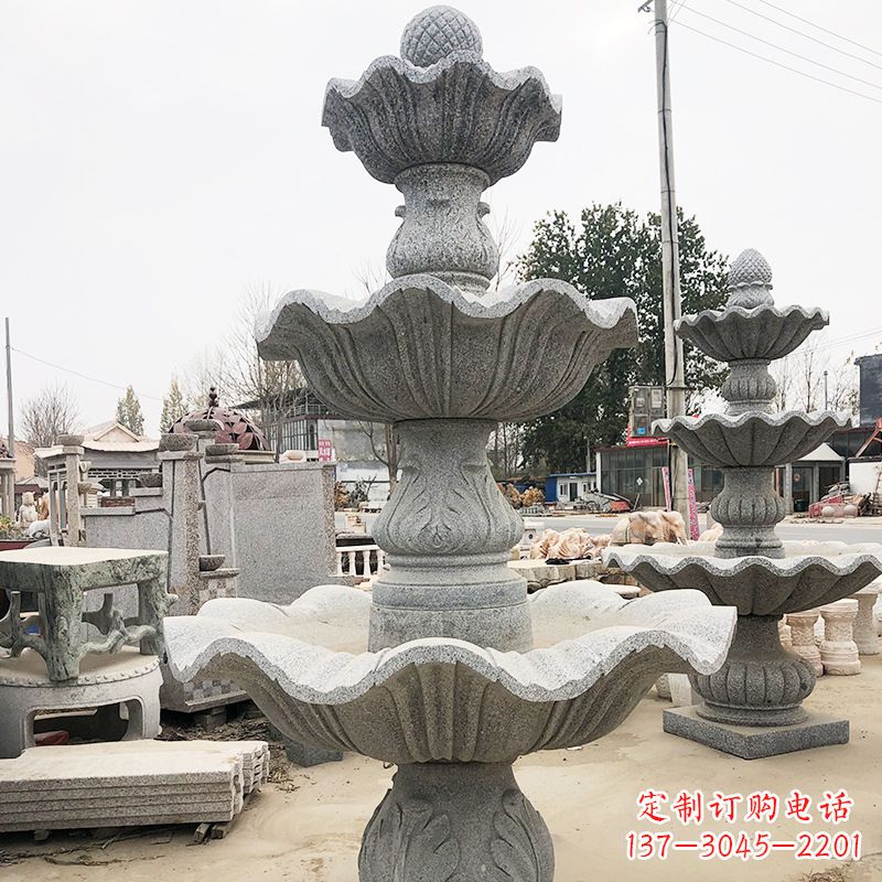 湖州自然石雕流水喷泉