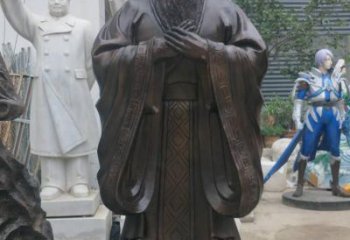 湖州铸铜孔子雕塑
