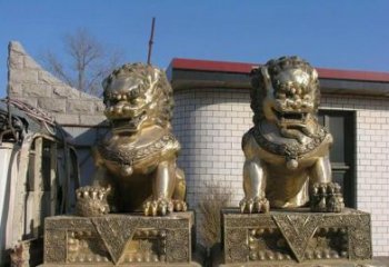 湖州铸铜狮子雕塑