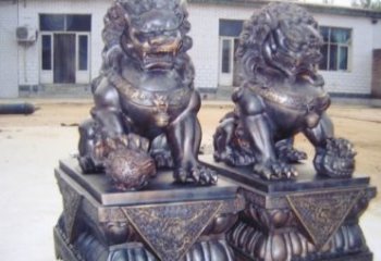 湖州紫铜北京狮雕塑