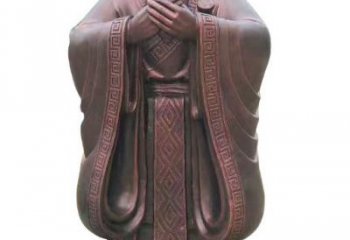 湖州紫铜孔子像