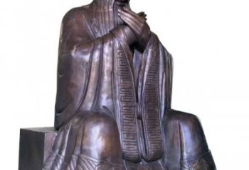 湖州作揖孔子青铜像