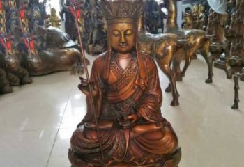 湖州坐式地藏菩萨铜雕