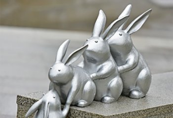 湖州兔子雕塑不锈钢
